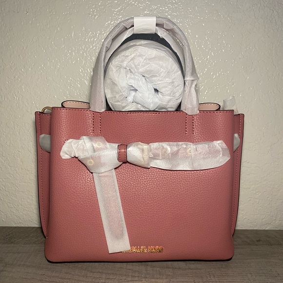 Michael Kors Emilia Small Pebbled Leather Satchel - Picture 4 of 5